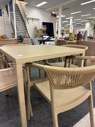 Tuinset Simon, zwart, beige